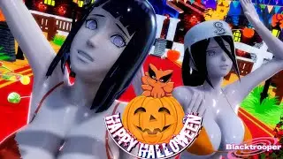 (MMD) Happy Holloween Hinata & Hanabi