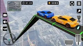 3d car racing video game --- impossible stunt car