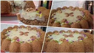بسبوسة ملكية 🇲🇦في المول العجيب  بصلصة مميزة هشيشة وكذوب فالفم  👍👍😋#اكسبلور #المغرب