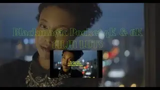 BLACKMAGIC 4K & 6K POCKET CAMERA FILM LUTS