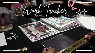 Making a work tracker spread