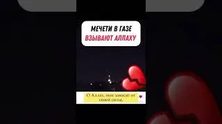 Мечети в газе взывают Аллаху