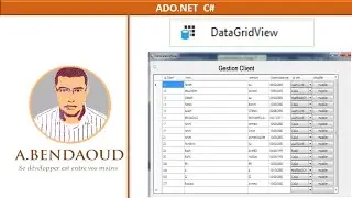 partie 4 ADO.NET DataGridView personnalisation ComboBox in DataGridView button crud in DataGridView