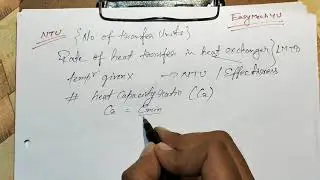 NTU (Number of transfer units) and Effectiveness | heat and mass transfer ||