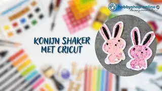 Paashaas shaker maken met Cricut
