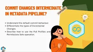 COMMIT CHANGES INTERMEDIATE IN METADATA PIPELINE #salesforce #copado
