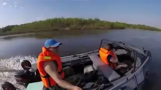 Покатушки по Оке на Reef 390 НД с Tohatsu 18