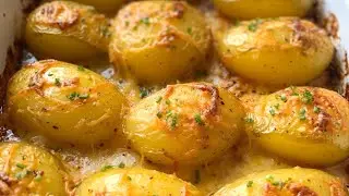 Patatas al Horno con costra Crujiente de Queso ¡Están Increíbles! 🤪👌