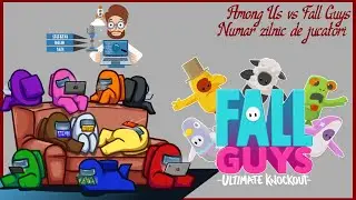 Among Us vs Fall Guys - Numar zilnic de jucatori