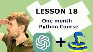 Python & ChatGPT Course. Lesson 18. Working with files and directories  OS and SHUTIL modules.