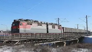 ВЛ80С-2438 с Полувагонами