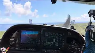 Maui flight leg #1 Kahului to Hana (touch n go)