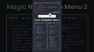 Magic Navigation bar 