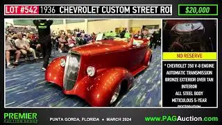 1936 Chevrolet Custom Street Rod Roadster