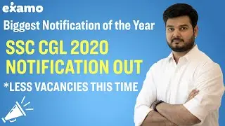 Biggest SSC CGL 2020 Announcement | Notification Out | RaMo Sir