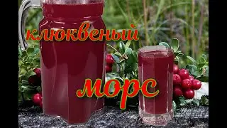 Клюквенный морс-самый правильный и самый полезный.