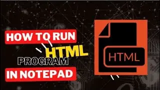 how to run html program in notepad | notepad me html program kaise bnaye |html |notepad| codemagnet