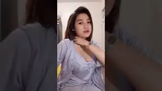 cewek cantik hot pakai baju tidur sedang bigo live bikin gagal fokus