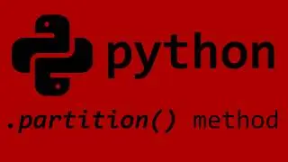 Python partition() string method