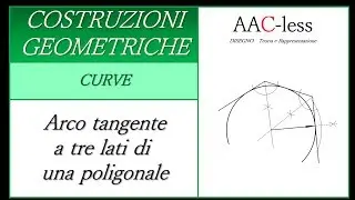 Arco tangente a tre lati di una poligonale