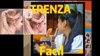 Intentando enseñarles hacer una trenza