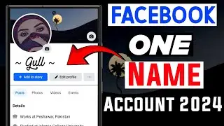 How To One Name On Facebook 2024 | Facebook Unique Name 2024 | Facebook Stylish Name