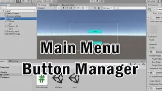 Cara membuat tombol button main menu di Unity 3D