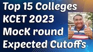 KCET cut off 2024 engineering|Kcet 2024|KCET mock cutoff 2024|Top engineering colleges in Bangalore