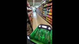 Shopping with the amazing Amazon Dash cart