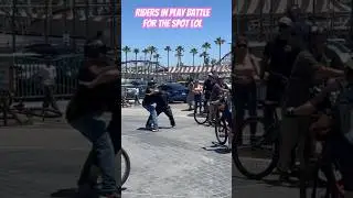Battle at the Spot Playing Around #bikes #shorts #Rideout
