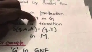 49. CONTEXT FREE GRAMMAR TO PUSHDOWN AUTOMATA