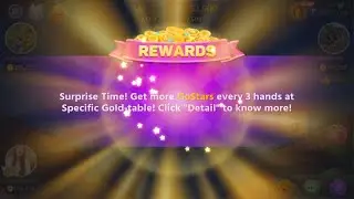 PLAY TONGITS IN GOLD TABLE TO EARN GO STARS