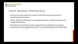 Concurrency control