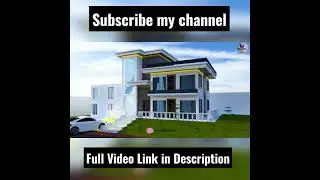 SKETCHUP IT | House Exterior Design Sketchup pro 2021+V-Ray 5 render | Sketchup tutorial 