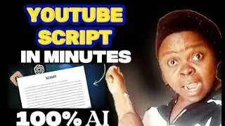 EXACTLY how to write good YouTube script INSANELY in minutes. Fast and FREE.