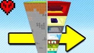 I Transformed a CHUNK in Minecraft Hardcore!