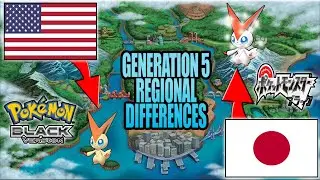 Pokemon Regional Differences Generation 5