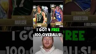 I Got Four FREE 100 Overalls in MyTeam! 