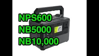 NPS600 NB5000 NB1000 Powerbanks from Nitecore