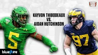 Kayvon Thibodeaux vs Aidan Hutchinson I Theo All-22 Breakdown