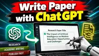 How to Write Research Paper Title with ChatGPT | Research in Minutes with ChatGPT