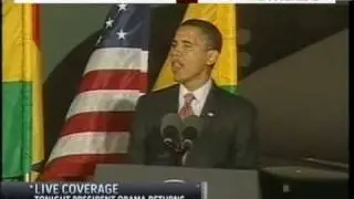 Obama visits Ghana