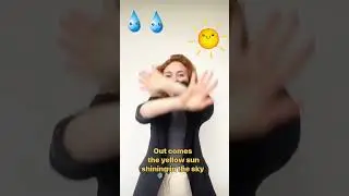 Английский для детей «Five little raindrops»