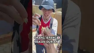 REAKSI ORANG JEPANG MAKAN DURIAN🤢🤣#kehidupandijepang #tinggaldijepang #monkeysspinningmonkeys