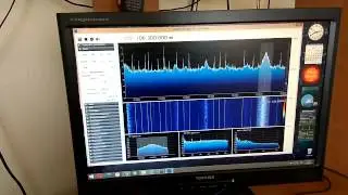 The connection and testing the amplifier for RTL-SDR Receiver