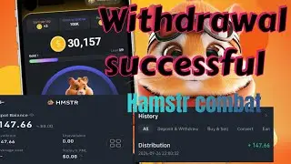 #hamstr combat withdrowal #success  #binance | Hamster Kombat Airdrop Withdrawal #success