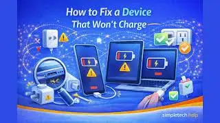 How to Fix a Device That Won’t Charge (Step-by-Step Guide) | SimpleTech Help