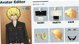 How to make NAHOYA KAWATA (SMILEY) avatar in Roblox | TOKYO REVENGERS Cosplay