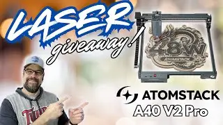 We're giving away a brand new 48w laser from AtomStack!