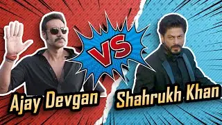 Ajay Devgan VS Shahrukh Khan Comparison || Ajay VS King Khan